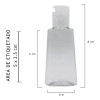 Pet Envases Porta Gel Antibacterial Bolsillo 30 Ml X 100