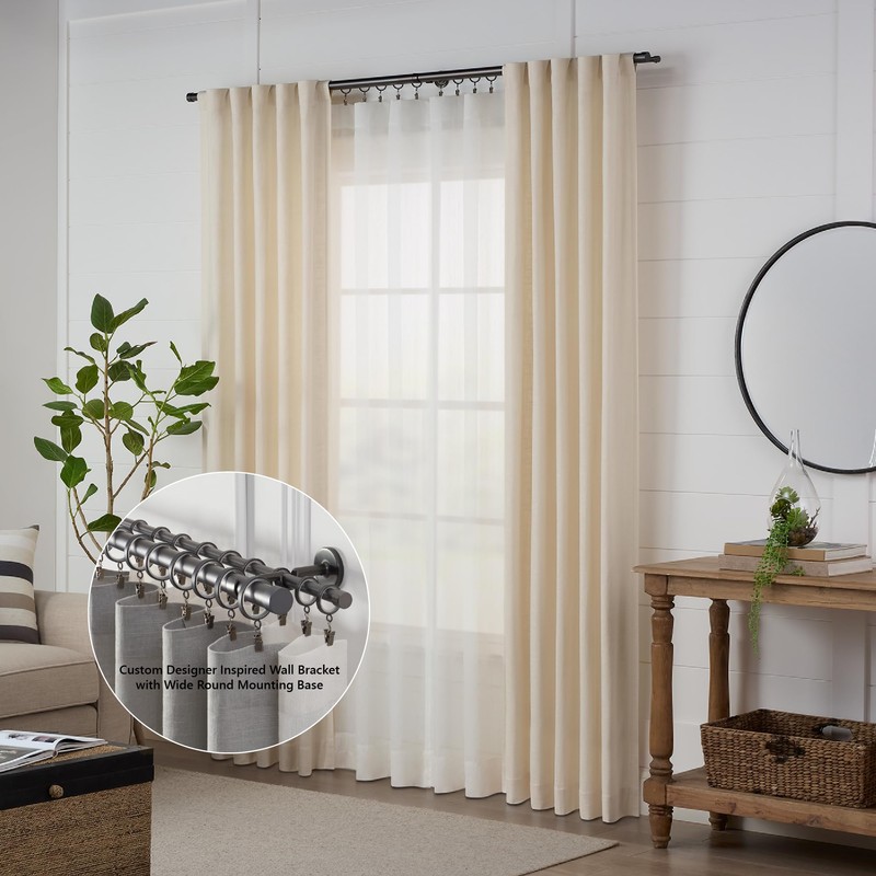 Cambria® Designer Series - Premium 5 foot Custom Double Curtain