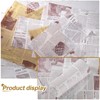 sourcing map 200pcs Wax Paper Sheets Square Sheets 6" x