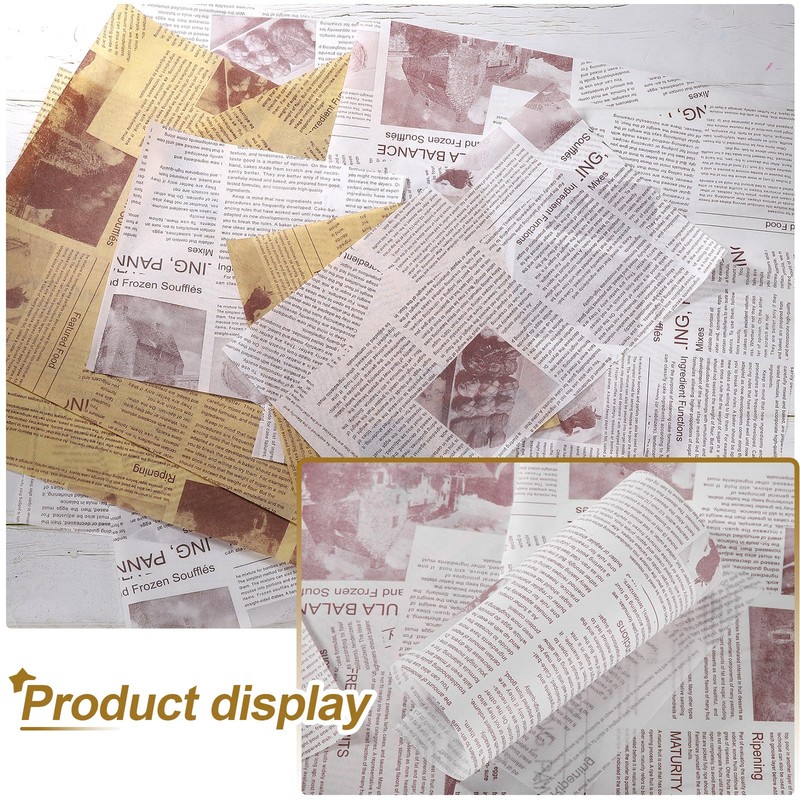sourcing map 200pcs Wax Paper Sheets Square Sheets 6" x