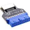 InLine® USB 3.0 Motherboard to USB 3.2 Type-E Key-A Adapter