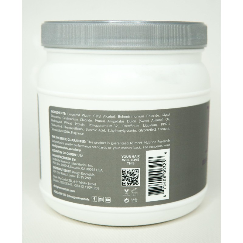 Design Essentials Almond Butter Express Instant Moisturizing Conditioner, For Hydrating