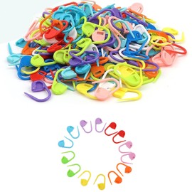 RTRTGS Stitch Markers, Pack of 30 Stitch Markers, Knitting, Sewing, Knitting, Locking Stitch, Crochet Needle Safety Pin, for Knitting, DIY, Crochet (Colour Random)