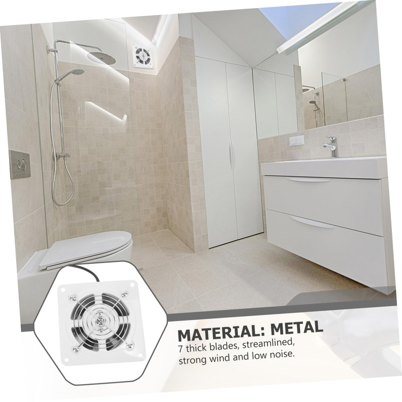 Gadpiparty Bathroom Ventilation Fan Wall Mount Exhaust Fan for Kitchen