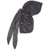 Dream Men's Silky Satin Deluxe Black Du-Rag (Pack of 2)