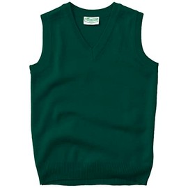 CLASSROOM Little Boys' Uniform Sweater Vest, Hunter, Small