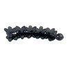 No Slip Banana Clip Flower, Matte Black