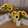 Sunflower Lamp Artificial LED Night Light Flower Table Lamp Battery