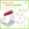 Spring Chef XL Stainless Steel Pastry Cutter Tool for Baking