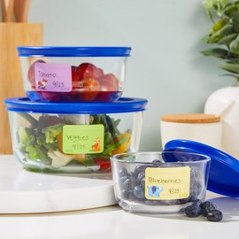 500-Pack Self-Adhesive Baby Bottle Labels for Daycare, Writable Stickers for Baby Food, Breastmilk, 10 Animal Designs (1.5x1 in)