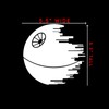 Death Star Silhouette Sticker Decal Notebook Car Laptop 5.5" x