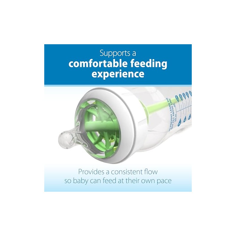 Dr. Brown's Options+ Wide-Neck Baby Bottle Nipple, Y-Cut (9 Months+),