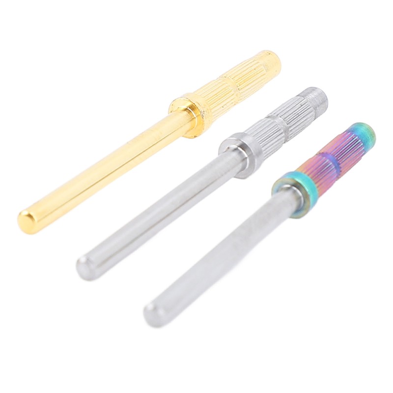 3pcs 3mm Nail Mandrel Stainless Steel Manicure Pedicure Mandrel Rods