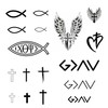 One Grace Christian Temporary Tattoos - God is Greater than