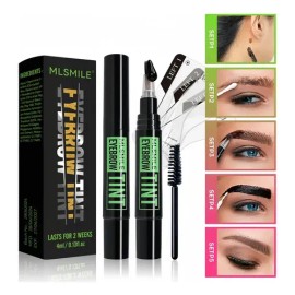 Tinte Líquido Para Cejas Mlsmile, Impermeable Y A Prueba De                                                                                           