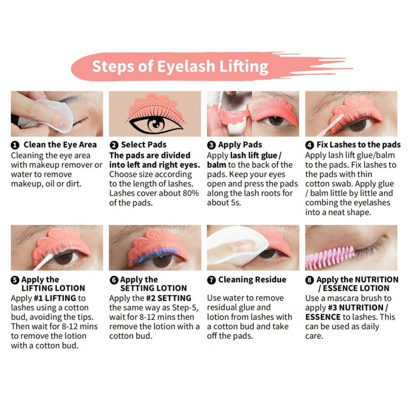 Lomansa Lash Lift Kit, Eyelash Perming Kit, Brow Lamination Kit,