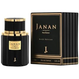 J. Janan Gold for Men EDP- 100 ML (3.4 oz) Fruity Sweet Leather Fresh Woody.