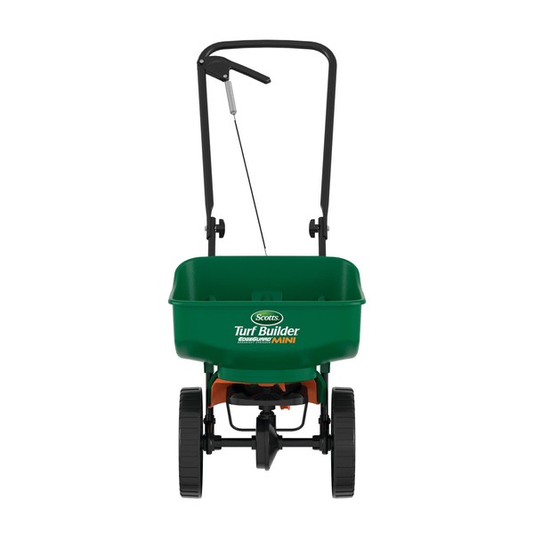 Scotts Turf Builder EdgeGuard Mini Broadcast Spreader for Seed, Weed