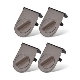 4 PACK Seguro para Ventana Corrediza, de Cerradura de Ventana Corrediza, Protección para Niños y Animales, Cerraduras de Puerta de Seguridad Antirrobo para Oficina y Hogar (Marrón)
