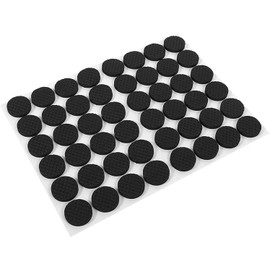 48Pcs Black Table Rubber Pads Furniture Pads Floor Protectors Non Slip Furniture Stoppers for Edge and Corner Guards Sofa Table Fashion Hardware