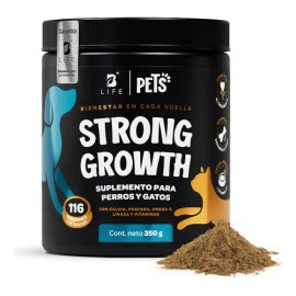 Strong Growth Suplemento Perros Gatos Polvo 350g Pets