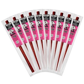 Buffalo Bob's Wild Game Meat Snack Stick - Wild Boar BBQ Stick 10 Pack