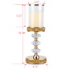 Pillar Candle Holders, Candle Holders for Pillar Candle, Crystal Candlesticks
