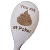 FastCraft NEW ENGRAVED POKER WOODEN SPOON LOSER LAST BOOBY PRIZE