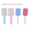 4pcs Hair Detangling Brush Hollow Out Curved Vented Hair Styling