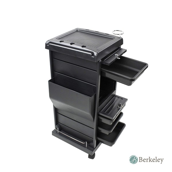Claire Lockable Salon Trolley Cart Perfect for Hair Salon,Tattoo Studio, Spa, Office, Skincare, Day Spa Qty 1