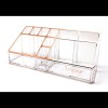 sonny cosmetics Beautiful Acrylic rose gold makeup organizer vanity brush