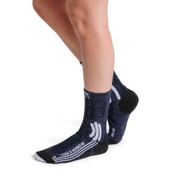 X-Socks X-Bionic 4.0 TREK X Merino - Calze da donna in lana merino di alta qualità per un maggiore comfort e resistenza durante i trekking più impegnativi - Blu/Bianco, 41-42