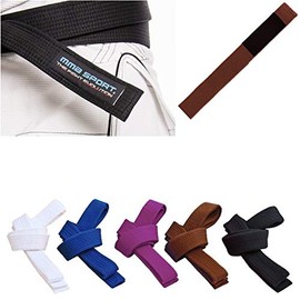 BJJ Belt Jiu Jitsu Kimono - gi 100% Cotton 6 mm (A2 / 280 cm, Brown)