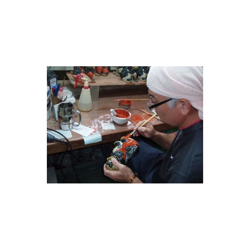 ブーシーサー ミニ 素焼 (雌雄セット)