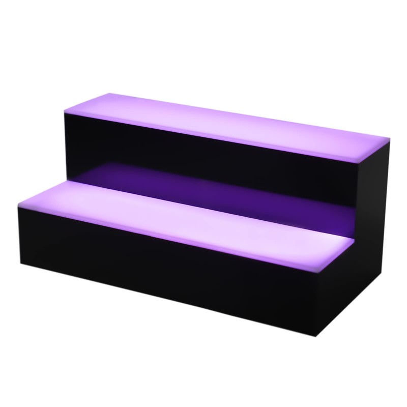 LED Lighted Liquor Bottle Display Illuminated Bottle Shelf 16 Inch