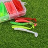 VGOL Pack of 50 Artificial Baits Paddle Tail Soft Plastic