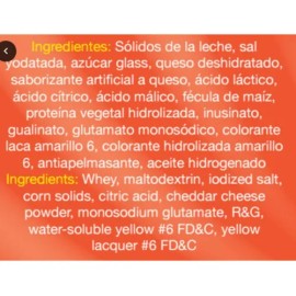 Saborizante Polvo Sazonador Palomitas Papas 1 Kg. Clasica