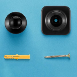 Newtay 4 Sets Angled Shower Rod Mount for Sloped Walls Angled Wall Bracket for 25 mm Shower Bar Low Cost Solution