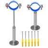POTONZ Wall Mount Ceiling Mount Pipe Supports,Adjustable Pipe Clamps、Hangers、 Stainless