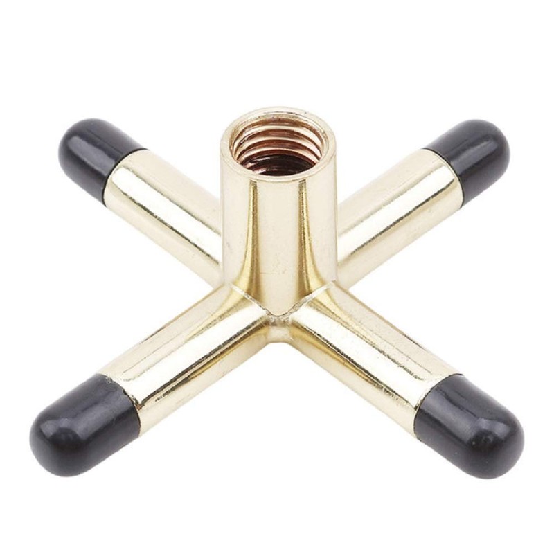 GOSONO New 2Pcs Brass Coated Metal Brass Bridge Head Pool