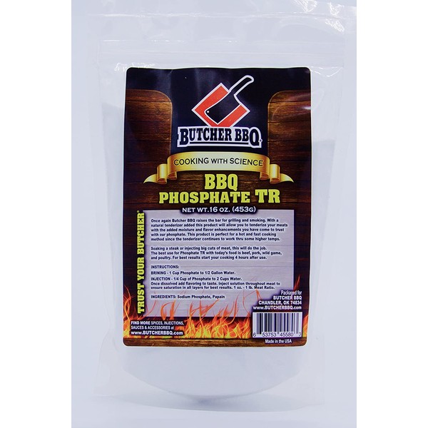 Butcher BBQ Phosphate TR-Tenderize for Hot and Fast Cooking | Gluten Free | MSG free