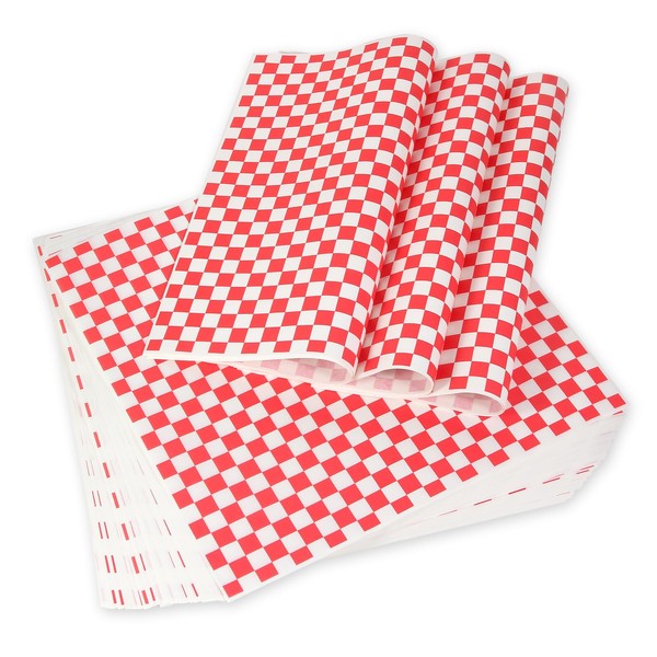 JIRNGLA 100pcs Deli Paper Sheets 12x12", Premium Food Basket Liners,