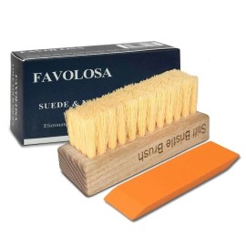 FAV Nubuck Suede Shoe Cleaner Kit. Suede & Nubuck Basic Kit with Stiff Hair Brush