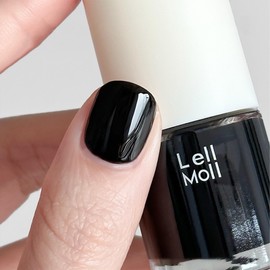 COSMOO Black Quick Dry Nail Polish, Solid Black Air Dry Nail Lacquer for Nail Art Varnish