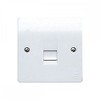 MK Logic Plus K427WHI 1-Gang Secondary Telephone Socket, Standard White