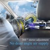 ASANDH Car Fan, Dual Head USB Car Fans for backseat