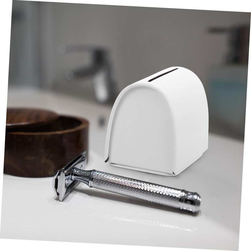 Gatuida Portable Metal Razor Blade Storage Case Travel-Friendly Blades Box