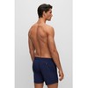 BOSS, Men's Octopus Swim Shorts, New - Navy413