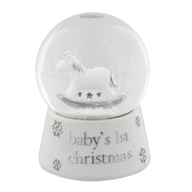 Bambino Resin Snow Globe Waterball ''Baby's 1st Christmas