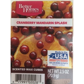 Better Homes and Gardens Cranberry Mandarin Splash Wax Cubes by Better Homes & Gardens